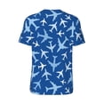 thumbnail image 3 of Rocae Airplanes in the Sky for Breathable Men's Baseball T-Shirt Fashionable Casual Baseball Jersey, Moisture-wicking Sportswear XX-Large, 3 of 9