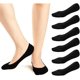 thumbnail image 1 of 6 Pairs of Women's Invisible Socks (Black) Ultra Low Chest Lining Socks, Non-Slip Invisible Socks Suitable for Rental Boat Apartments, 1 of 5