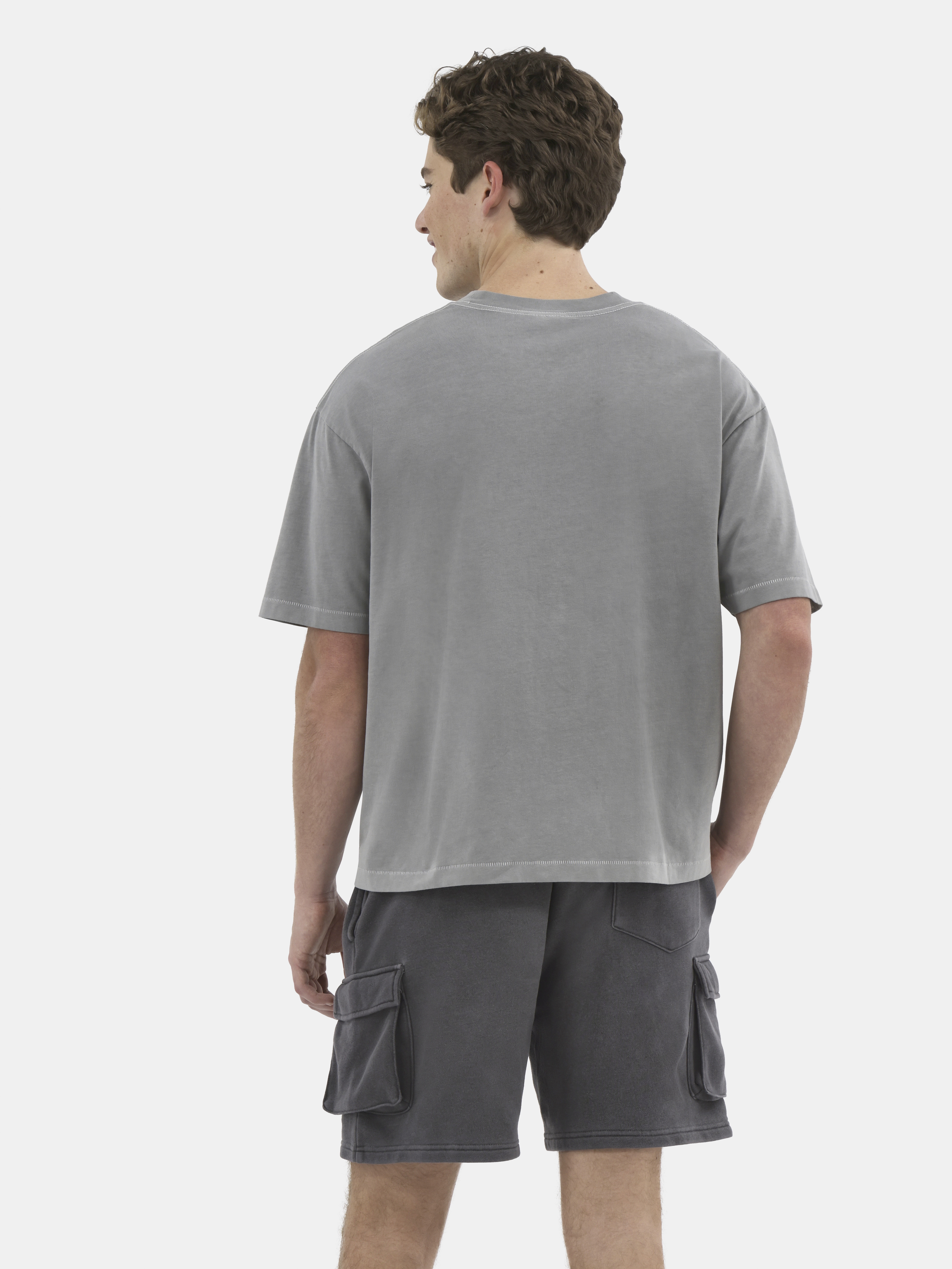No Boundaries Graphic Crop Tee, Men's and Big Men's XS-5XL