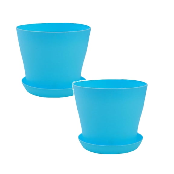 2Pcs Long Open Flowerpot Resin Flowerpot Balcony Large Rose Pot Pot Succulent Flowerpot Flower Pots