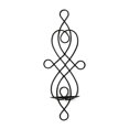 thumbnail image 1 of 1 candelabro montado en la pared de estilo vintage negro, candelabro de hierro creativo, decoraciones de pared para el jardín del hogar, candelabro montado en la pared, 1 of 5