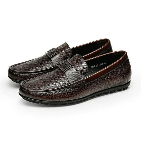 

Men Genuine Leather Shoes Male Sneakers Loafer Mens Slip On Coffee Loafers Driving Casual Dress Men s Shoes 2022 Spring