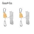 thumbnail image 4 of CENL 2pcs outdoor pulley adjuster tent holder reflective rope outdoor binding 4mm/6mm, 4 of 10