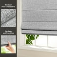 thumbnail image 3 of LazBlinds No Tools No Drill Cordless Roman Shades for Windows, Blackout Thermal Insulated UV Blocking Window Blinds, Lightweight Fabric Blinds for Indoor Windows, 46" W x 60" H, Blackout - Grey, 3 of 6