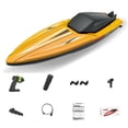 thumbnail image 3 of TIMIFIS Toddler Kid Toys Remote Control SpeedBoats Wireless Electric Long Life High Speed 2.4G Rechargeable Speedboat Water Remote Control Toy,Racing High Speed Remote Control Yacht Christmas Gifts, 3 of 7