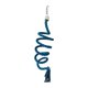 thumbnail image 4 of Percha de cuerda en espiral para pájaros, soporte para jaula de pájaros de algodón, accesorios para postes, escalada de pie azul, 4 of 9
