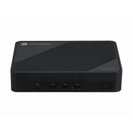 Acer Chromebox Mini CXM2 - Mini PC 1 x N-series N250 / up to 3.8 GHz - RAM 8 GB - flash - eMMC 128 GB - Intel Graphics - IEEE 802.11ax (Wi-Fi 6E), Gigabit Ethernet, Bluetooth 5.4 - Chrome OS - monitor: none
