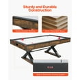 thumbnail image 4 of VEVOR 84" Air Hockey Table, Indoor Arcade Table Gaming Set with 2 Pushers, 2 Pucks, Electronic Scorer, X-shaped Legs & High-powered Blower, Air Powered Hockey Game Table for Family Game Room Office, 4 of 9