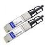 UPC: 0821455547397 | AddOn Amer Networks QPPC100 Compatible TAA Compliant 40GBase-CU QSFP+ to QSFP+ Direct Attach Cable (Passive Twinax  1m)
