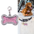 thumbnail image 3 of Tmvgtek Etiqueta De Identificación Para Perros Y Gatos Personalizada Etiqueta De Cristal De Aleación En Forma De Hueso Personalizada (L) Tmvgtek Oficina Multiescena Multifunción, 3 of 6