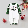 thumbnail image 2 of Odeerbi Christmas Pajamas for Family Plaid Holiday Long Sleeve Family Christmas Pajamas Matching Sets Toddler Cute Warm Plaid Printed Sleepwear Xmas Family Matching PJs Set Red, 2 of 6