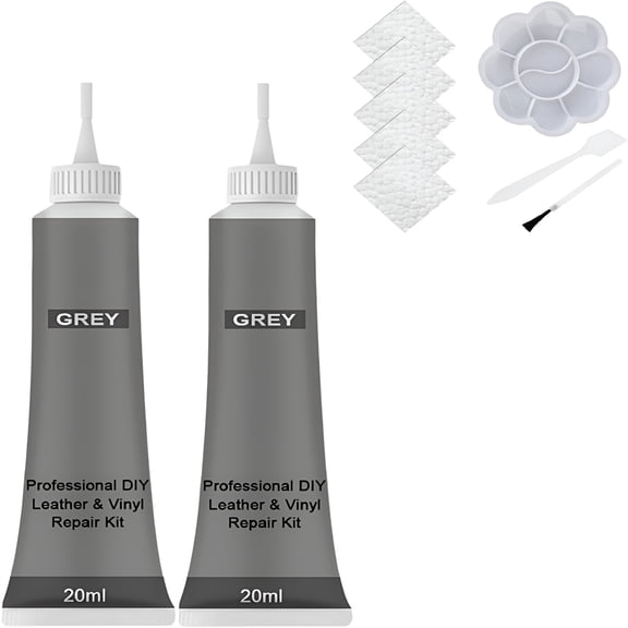 RAGUPEL Leather Repair Gel, Professional Leather Repair Kit for Car Seat, Furniture, Sofa Couch, Jacket, Shoes, Vinyl Repair Kit for Any Leather Surface and Color