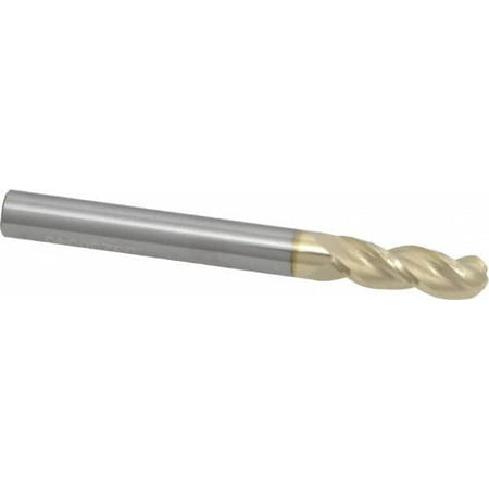 

Accupro 1/4 Diam 3/4 LOC 3 Flute Solid Carbide Ball End Mill