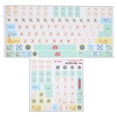 thumbnail image 1 of Etiqueta engomada del teclado, 2 pegatinas mecánicas para teclado, pegatinas de teclado de dibujos animados, pegatinas de teclado de colores, durabilidad mejorada, 1 of 8