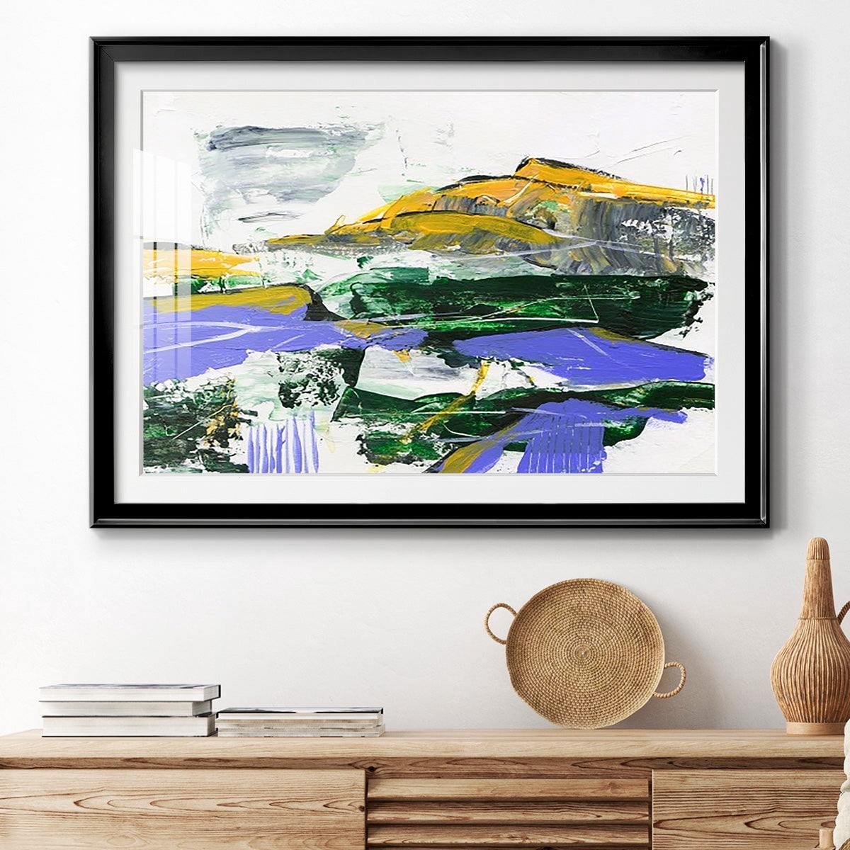 Silent Mountain VI Premium Framed Print - Ready to Hang