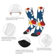 thumbnail image 3 of Naloa Daisies With Ladybugs Kids Socks Unisex Kids and Toddlers' Crew Socks, ,1 Pairs, 3 of 5