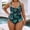 Z001-Green, variant on Women's Quick Dry Plus Size Swimsuit One-Piece Leopard Print Color Block Ruched Tummy Control Bathing Suits Beach Swimwear