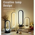 thumbnail image 2 of Senya Small LED Table Lamp,Modern Nightstand Lamps,Oval Desk Lamp,3 Color temperatures & Dimmable, 2 of 5