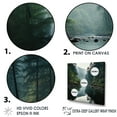 thumbnail image 3 of Designart "Scenic Photography Of A River In The Canadian Mountains" River Mountain Floater Framed Canvas Art Print, 3 of 5
