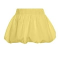 thumbnail image 3 of Women's Cute Puffy Mini Skirts High Waist Solid Color Summer Casual Skirt, 3 of 8