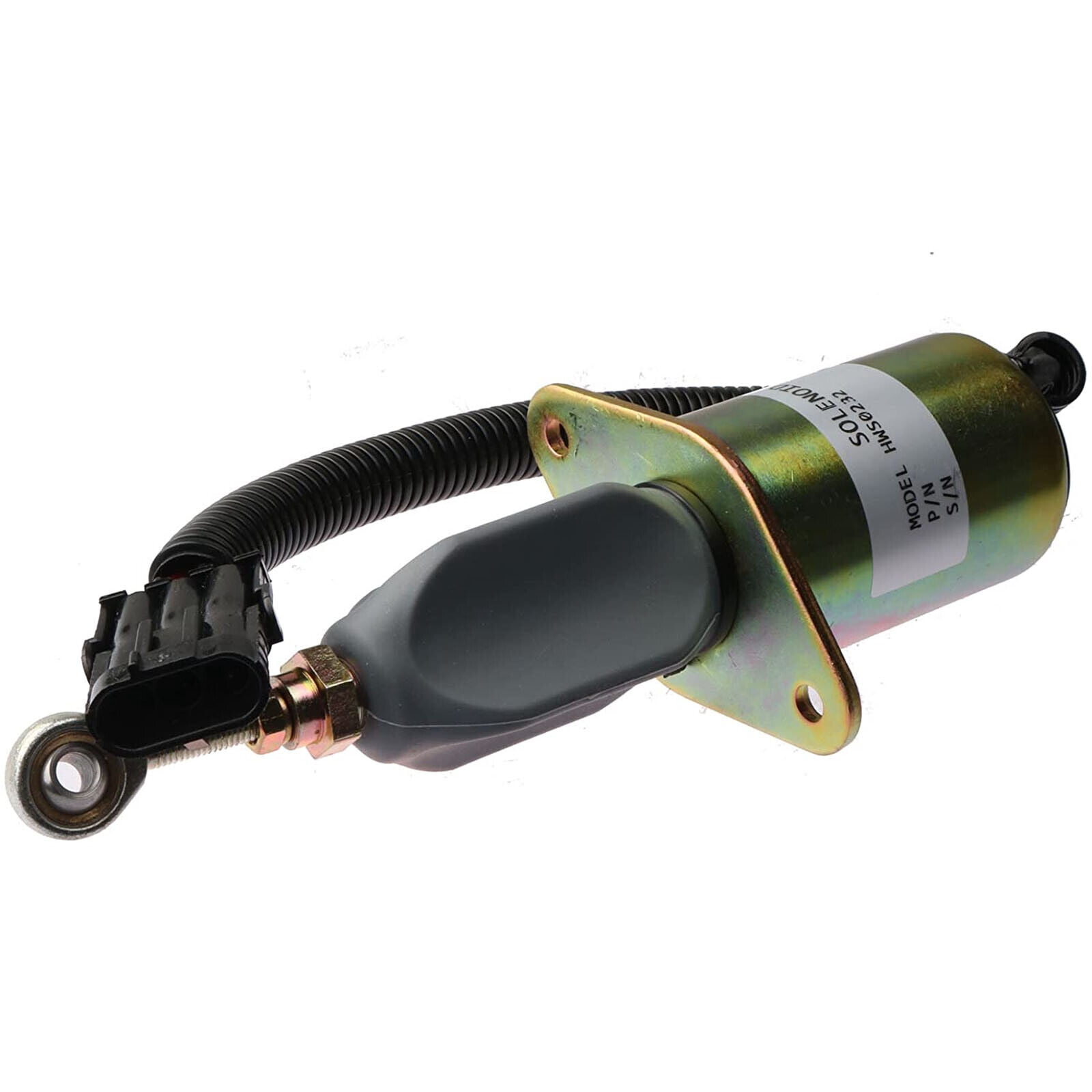 Cummins 5.9L 8.3L Parts 12V Fuel Shut Off Solenoid Valve For Cummins 4B ...
