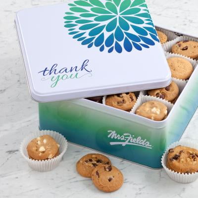 Mrs Fields Cookie Baskets - Mrs. Fields Large Give Thanks Tin Nibblers