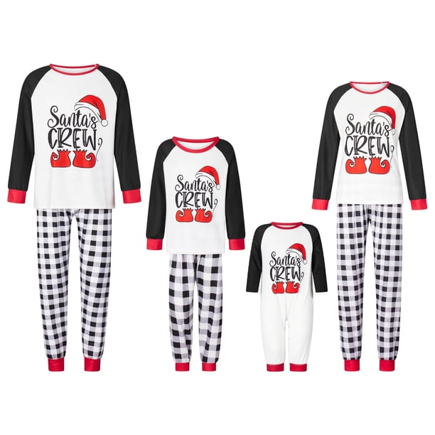 Pijamas familiares a juego de Navidad Fiomva, conjunto de pijamas para papá, mamá, niños y bebés, ropa de dormir navideña