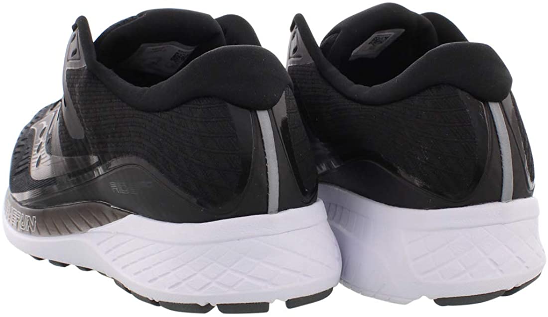 Saucony Mens Ride ISO Neutral Running Shoe Sneakers White/Black