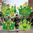 thumbnail image 6 of 4 Pcs St. Patrick's Day Paper , Shamrock Craft Hat with Elastic Bands, Irish Party Paper Hats for St. Patrick Party Supplies Decoration Classroom Craft Activity, 6 of 6