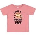 thumbnail image 3 of Inktastic Monkey I Love Hanging out with My Papa Boys or Girls Baby T-Shirt, 3 of 5
