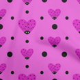 thumbnail image 1 of oneOone Tissu Polyester Spandex Rose Fuchsia Kawai Matériel de Robe Tissu Imprimé Tissu au Mètre 56 Pouces de Large, 1 of 5