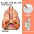 thumbnail image 5 of Boho Bohemia Pioneer Flower Art Backpack for School,Cute School Bag,Schoolbag with Adjustable Shoulder Straps & Padded Back,15.25"x11.5"x5.25", 5 of 6
