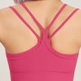 thumbnail image 4 of Great Gifts for Less Ofreoo Woman's Solid Color Backless Yoga Clothes Ventilate Sport Bras Without Steel Rim, 4 of 4