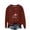 Multicolor-L, variant on Women's Pullover Sweatshirt Round Neck Multicolor Christmas Long Sleeve Cardigan Printed Button Solid Color Knit Top Coat Up to 65% off!
