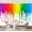 Color 2, variant on Wall Mural Peel and Stick Striped black white Self-Adhesive Wallpaper Removable Wall Decal Wall Sticker Home Decor for Living Room Bedroom 69"x96"