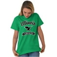 thumbnail image 4 of Illinois Cute Bald Eagle Souvenir Men's Graphic T Shirt Tees Brisco Brands M, 4 of 6