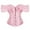 548#Pink, variant on HSHMT Slip Shorts for Women Women Floral Lace Off Shoulder Corset Bustier Boned Overbust Corset Bodyshaper Sleepwear Top