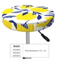thumbnail image 4 of Fotbe Tropical Lemon Stool Covers Round,Waterproof Round Bar Stool Covers Bar Chair Covers Washable Stool Cushion Slipcover for 12-14 Inch Chair-12 inch, 4 of 7