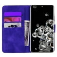 thumbnail image 5 of Mantto Cases for Samsung Galaxy S23 - 6.1 inch Magnetic Wallet Case for Women Card Holder Flip Cover Embossed Mandala Flower Kickstand PU Leather Magnetic Folio with Strap, Purple, 5 of 8