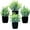 Black-4, variant on 4 Pack Fake Plants in Black Pot,Mini Artificial Eucalyptus Potted Plant,Small Faux Grass Greenery Potted Plants for Indoor Home Office Farmhouse Bathroom Table Decoration