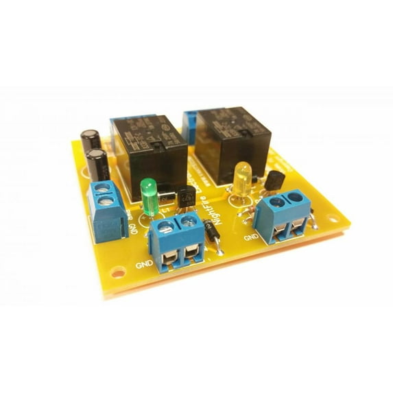 Dual Relay Module Kit - 6v PREBUILT by NightFire Electronics LLC