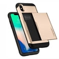 thumbnail image 3 of Funda SPIGEN para iPhone X y Xs Crystal Wallet Dorado, 3 of 6