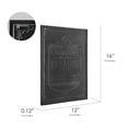 thumbnail image 6 of American Art Decor Barrel Aged Whiskey Embossed Black and Gold Metal Bar Sign 12"x15.875"x.25", 6 of 6