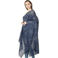 thumbnail image 2 of Indian Dupatta from Jaipur with Tie-dye Print Dupatta Scarve/Silk Bandhani Bandhej Dupatta/Boho Bandhni Stole/Wedding Favor, 2 of 5