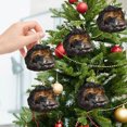 thumbnail image 1 of Adornos colgantes de animales para árbol de Navidad | Decoración de animales adorables en acrílico plano 2D | Decoración colgante para árbol de Navidad, 1 of 6
