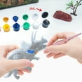 thumbnail image 3 of 55pcs DIY Painting Kit Dinosaurs Coloring set 36 Bright Colors Art and Craft Supplies for Craft Activity, 3 of 8