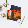 thumbnail image 2 of Bruja de Halloween 13 tarjeta de felicitación Linda Feliz Navidad tarjeta de regalos nacarados, 2 of 4