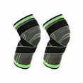 thumbnail image 1 of Genouillère Compression Genouillère, 2 Pcs, Vert, TTG, 1 of 4