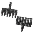 thumbnail image 1 of Conector de panel solar Uxcell, adaptador paralelo de rama T de 6 a 1, divisor de panel solar de 6 vías 1500V IP67 para conexión paralela, 1 of 1