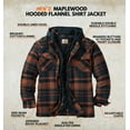 thumbnail image 5 of Legendary Whitetails Men's Maplewood Hooded Shirt Jacket, 5 of 6